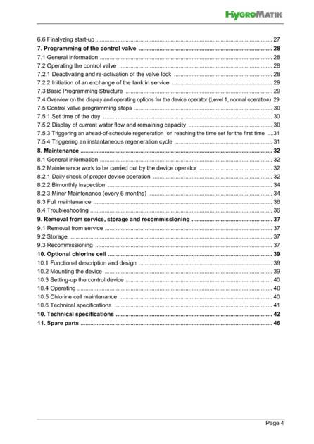 Hygromatik WaterLine Single, Double, DoublePlus, cтраница 4