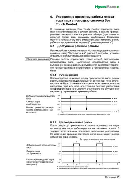 Hygromatik Spa Touch Control, cтраница 15