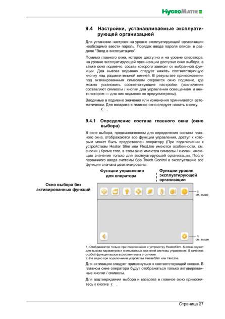 Hygromatik Spa Touch Control, cтраница 27