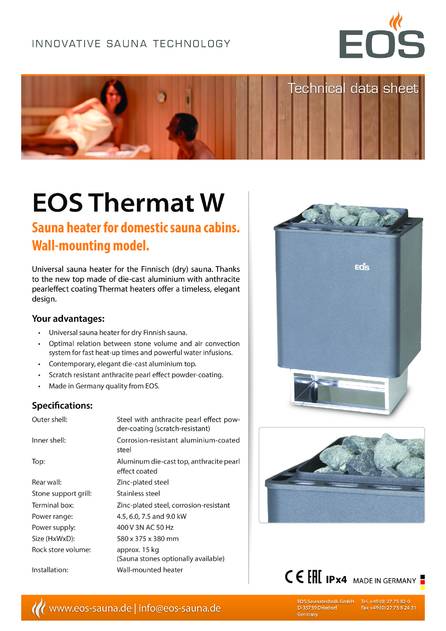 EOS Thermat W, cтраница 1