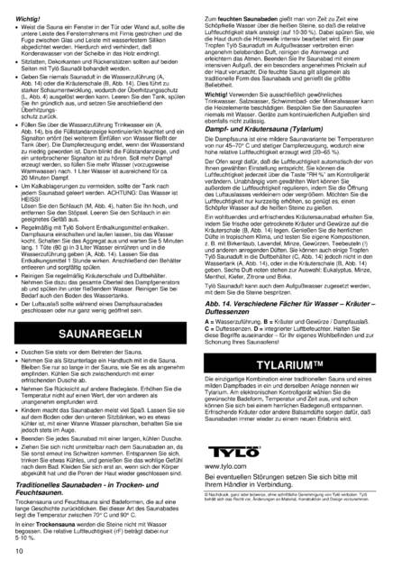 Tylo Combi Compact, cтраница 12