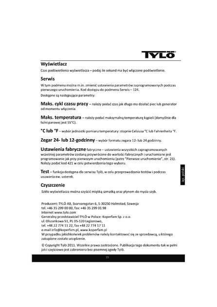 Tylo H1 Tonic, cтраница 23