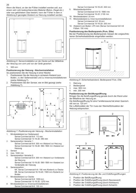 Tylo Sense Commercial Установка, cтраница 28
