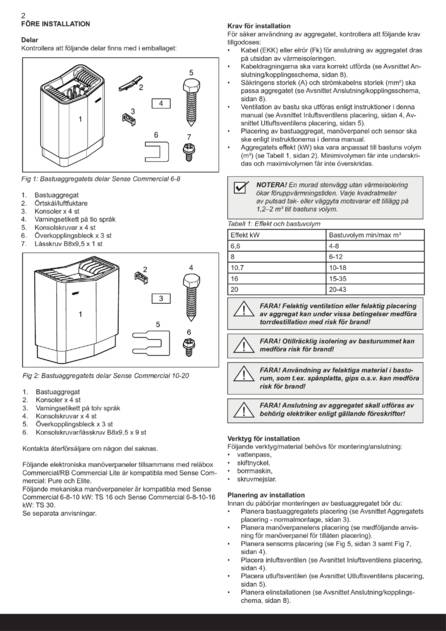 Tylo Sense Commercial Установка, cтраница 4