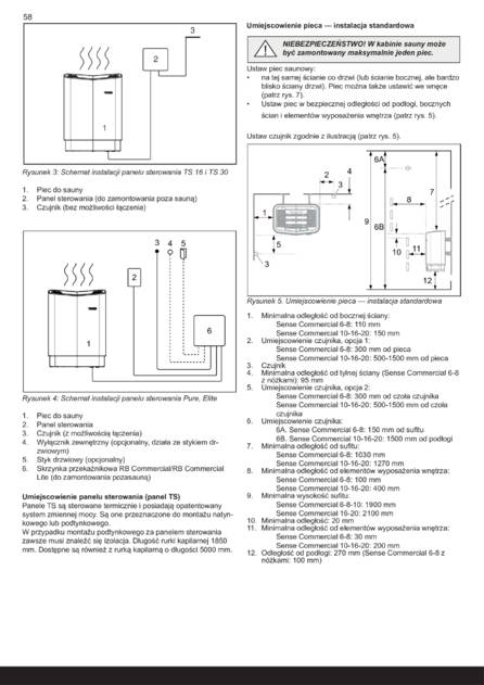 Tylo Sense Commercial Установка, cтраница 60