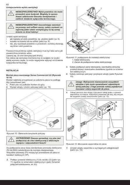 Tylo Sense Commercial Установка, cтраница 62