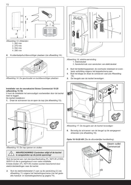 Tylo Sense Commercial Установка, cтраница 74