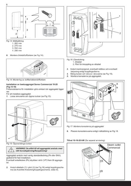 Tylo Sense Commercial Установка, cтраница 8