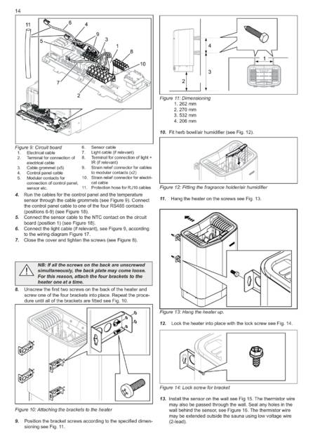 Tylo Sense Elite Установка, cтраница 16