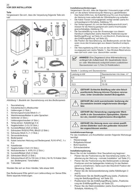 Tylo Sense Elite Установка, cтраница 22