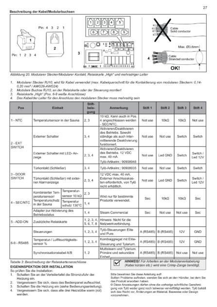 Tylo Sense Elite Установка, cтраница 29