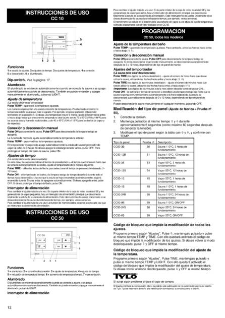 Tylo CC10, CC50, cтраница 12