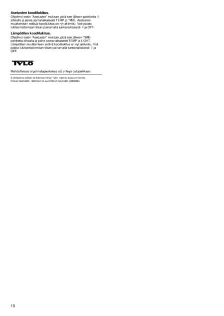 Tylo CC10, CC50, cтраница 10