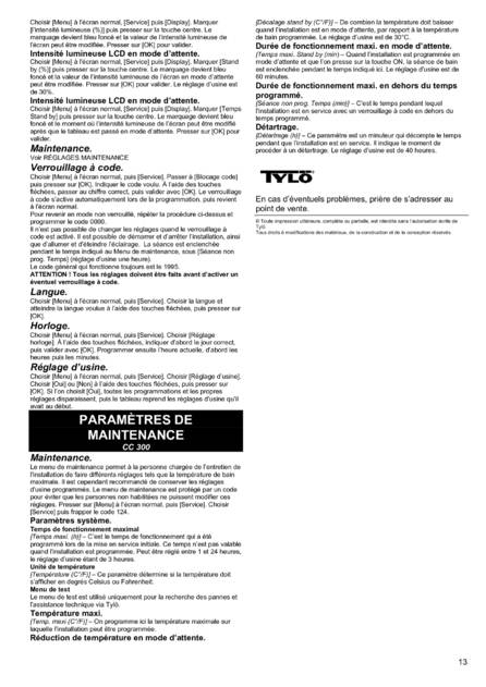 Tylo CC300, cтраница 13