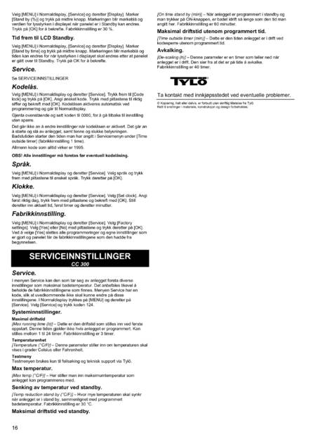 Tylo CC300, cтраница 16