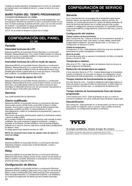 Tylo CC300, cтраница 28