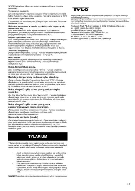Tylo CC300T, cтраница 41