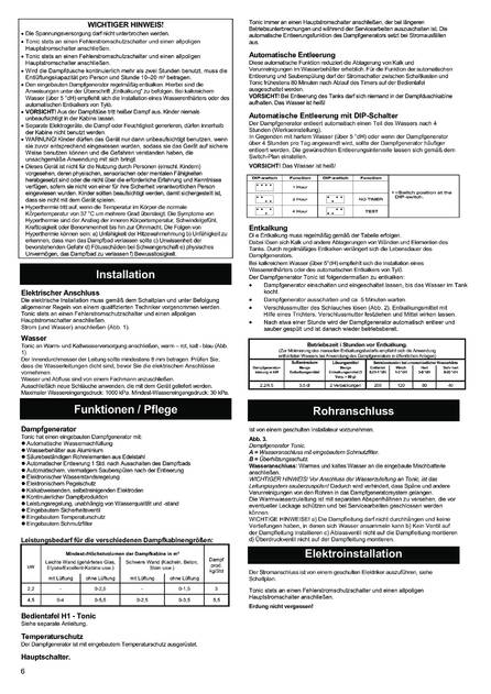 Tylo Steam column tx202-g H1, cтраница 6
