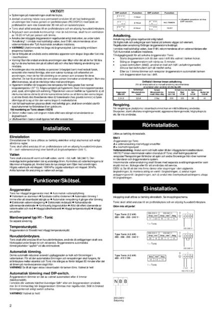 Tylo Steam column tx202-i H1, cтраница 2