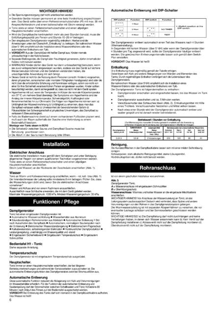 Tylo Steam column tx202-i H1, cтраница 6