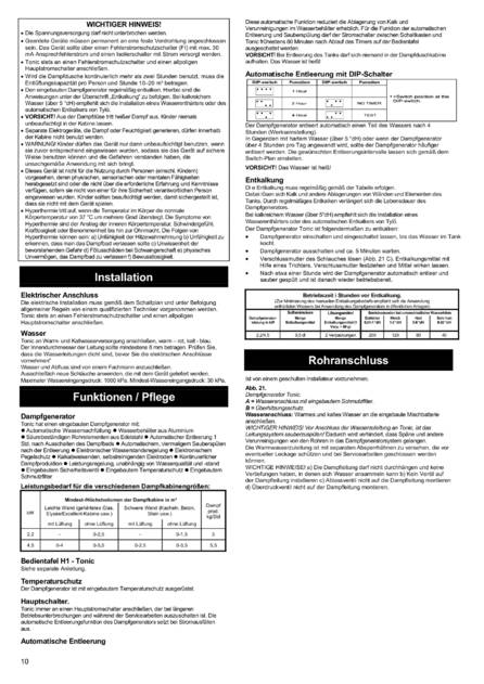 Tylo Steam column tx202-w, cтраница 10