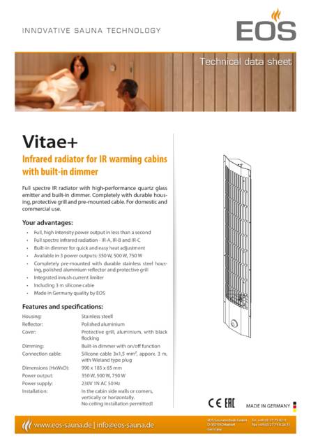 EOS Vitae+, cтраница 1