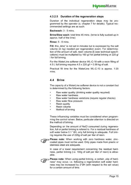 Hygromatik WaterLine Compact, cтраница 15