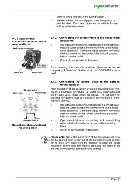 Hygromatik WaterLine Compact, cтраница 18