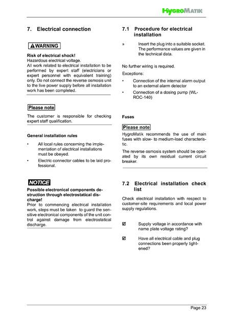 Hygromatik WaterLine ROC, cтраница 23