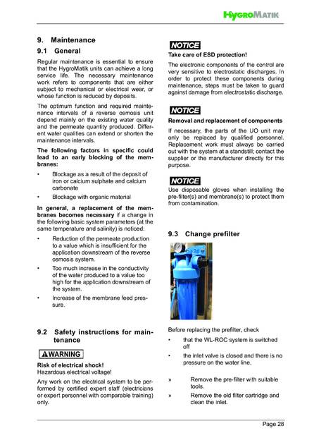 Hygromatik WaterLine ROC, cтраница 28