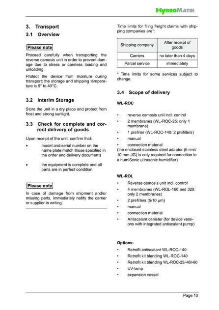 Hygromatik WaterLine ROC, cтраница 10