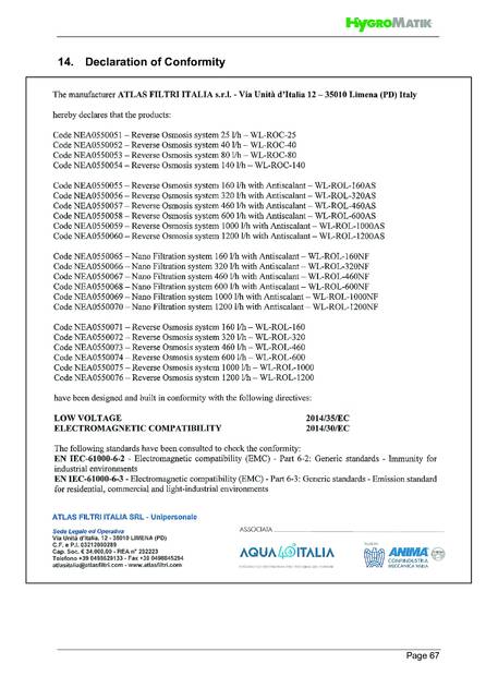 Hygromatik WaterLine ROL, cтраница 67
