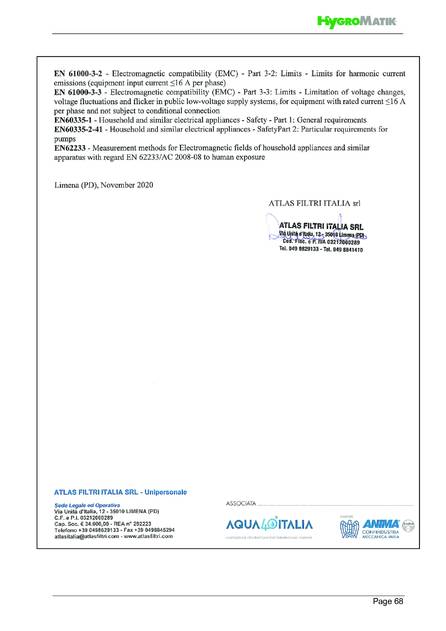 Hygromatik WaterLine ROL, cтраница 68