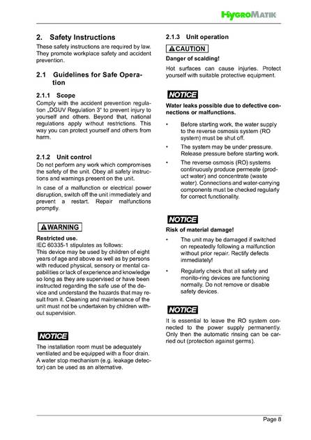Hygromatik WaterLine ROL, cтраница 8