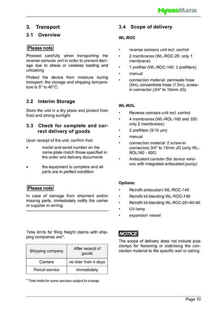 Hygromatik WaterLine ROL, cтраница 10