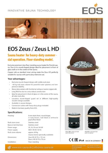 EOS Zeus / Zeus L, cтраница 1